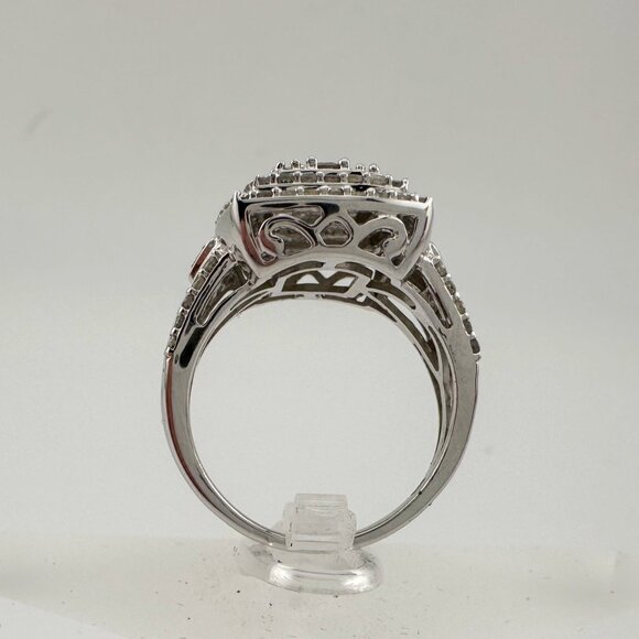 Beautiful 1.00 Carat Natural Cushion Cut Diamond Ring Size 6.25 - Picture 10 of 16